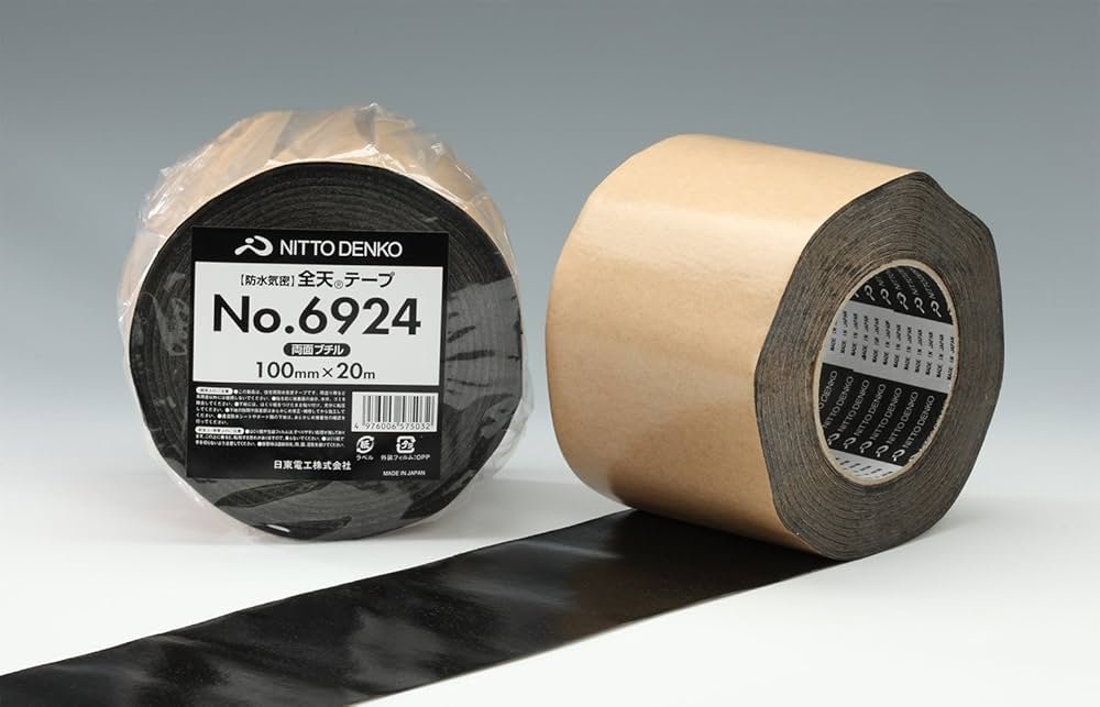 Amazon | 日東電工 全天テープ NO.6924 両面 100mm×20m | 作業用
